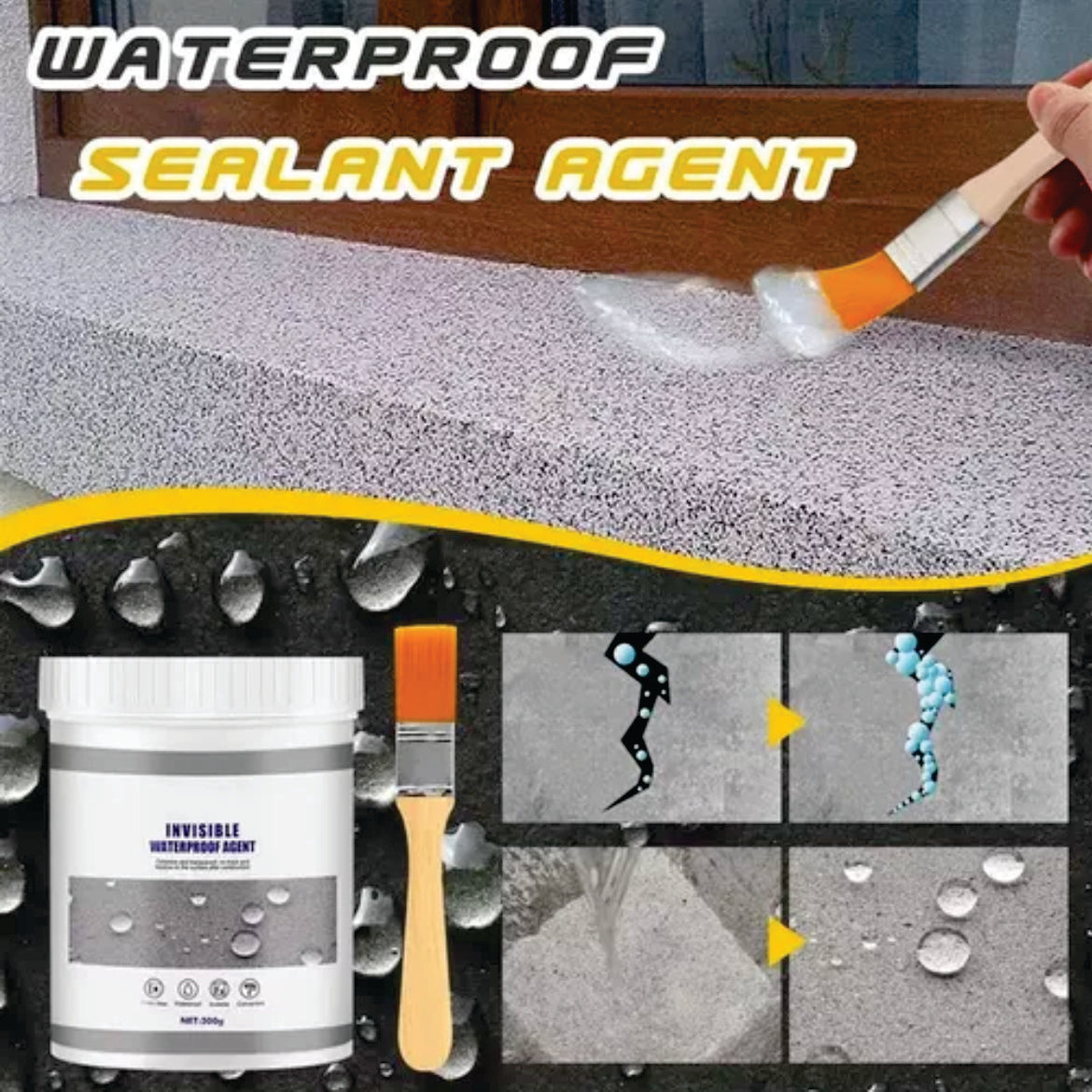 Sellador Impermeable Brocha 300g